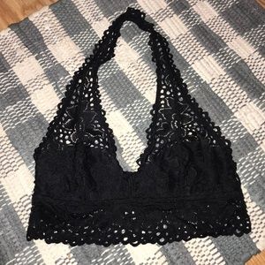 Aerie unlined halter lace bralette